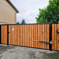 Custom Iron & Wood Gate Sale