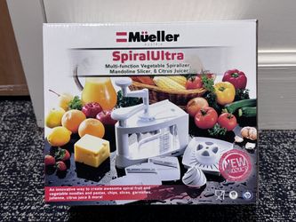 Brand New Mueller SpiralUltra 8-in-1 Vegetable Spiralizer & Slicer Set