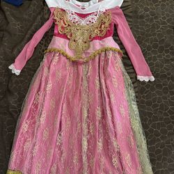 Princess Aurora Costume For Girls 3-6