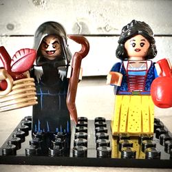 New Lego Custom Snow White And Evil Queen Minifigures