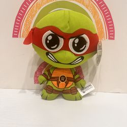 TMNT RAPHAEL 7 1/2 INCH NEW PLUSH WITH TAGS