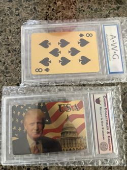 Donald Trump Gold Foil Playing Card 