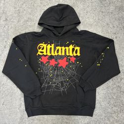 Black ATL Sp5der Hoodie