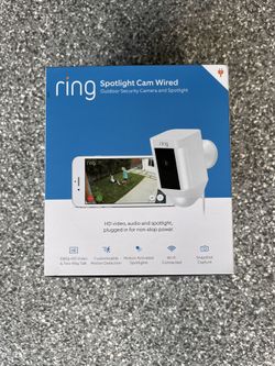 Ring Spotlight Cam Wired $150