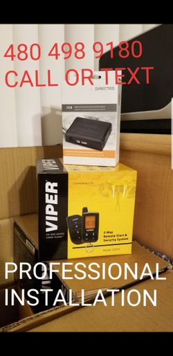 CAR ALARMS installed