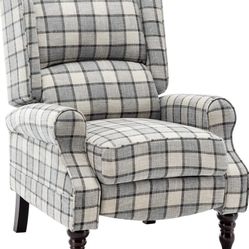 Wingback Push Back Recliner With Massage