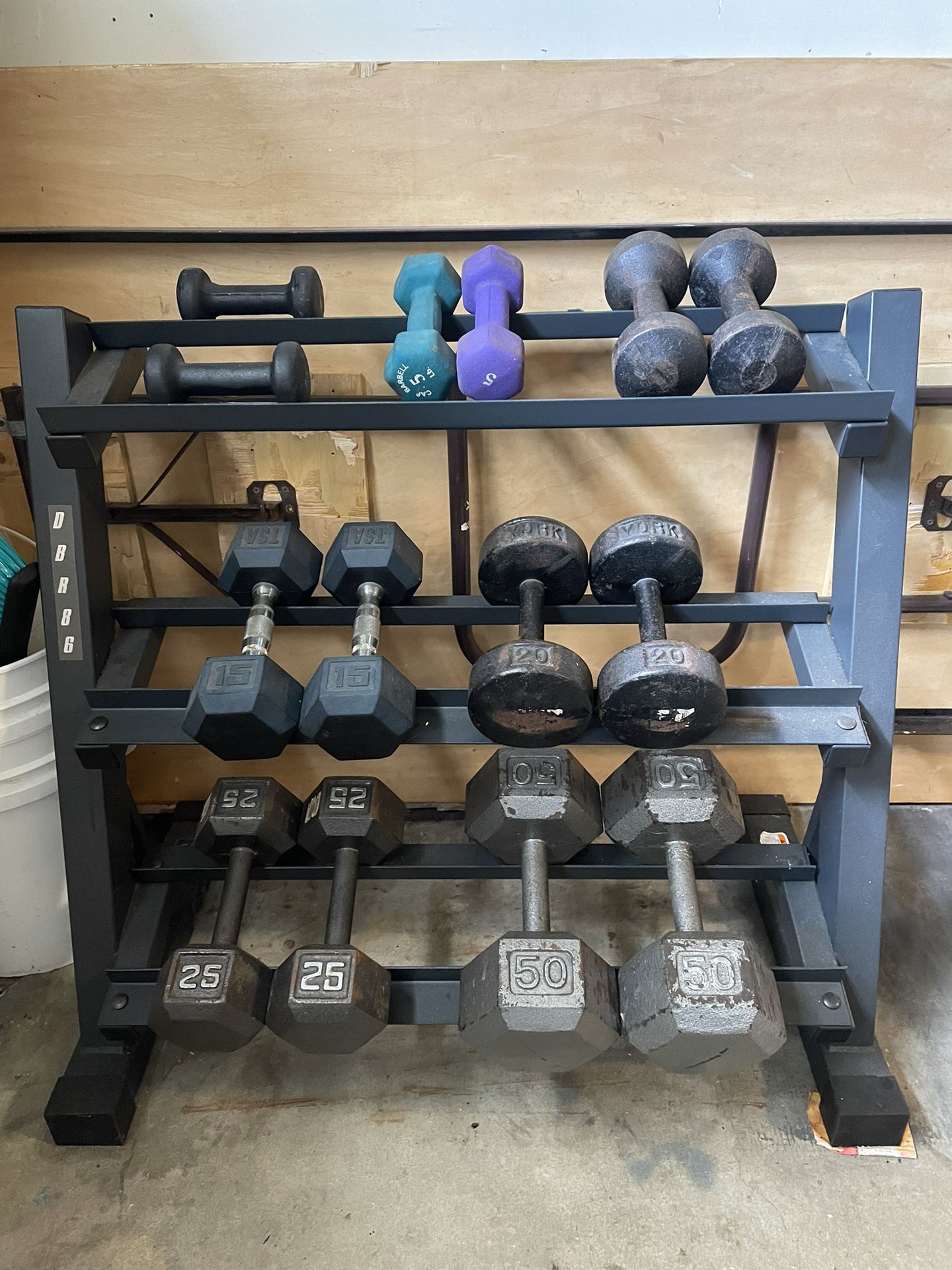 Dumbbell Weights With Weight Holder 
