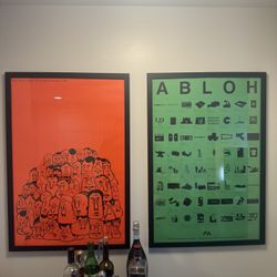 ICA Posters With Frames 