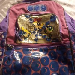 Vintage Powerpuff Girls Backpack Excellent Cond