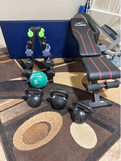 Dumbbells and Bench