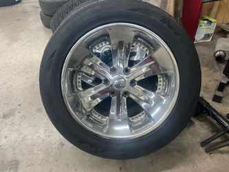 Foose 20in chrome wheels on Nitto tires