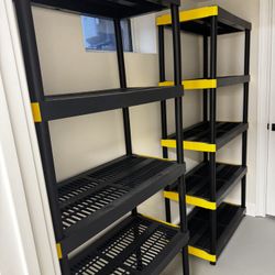 HDX Black & Yellow Storage Rack’s 