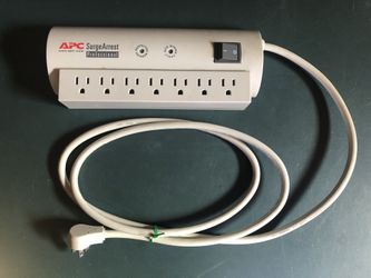 APC SurgeArrest Professional Power Strip, 7 Outlets And 2 Telephone Outlets. 6 Foot Cord.