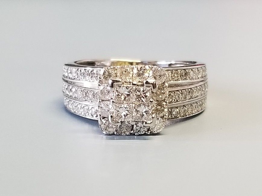 10k Yellow Gold 1CT Diamond Engagement Wedding Ring 