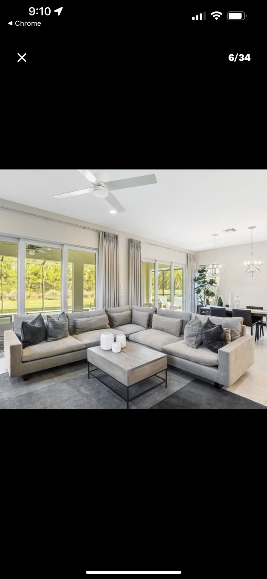 West elm sectional