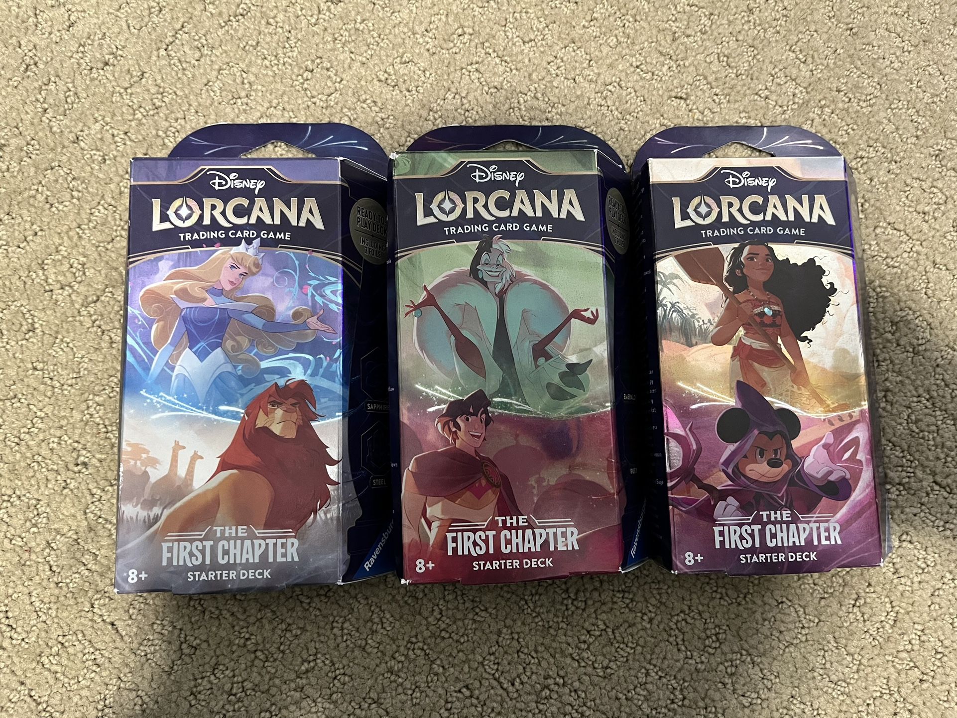 Disney Lorcana The First Chapter Starter Deck