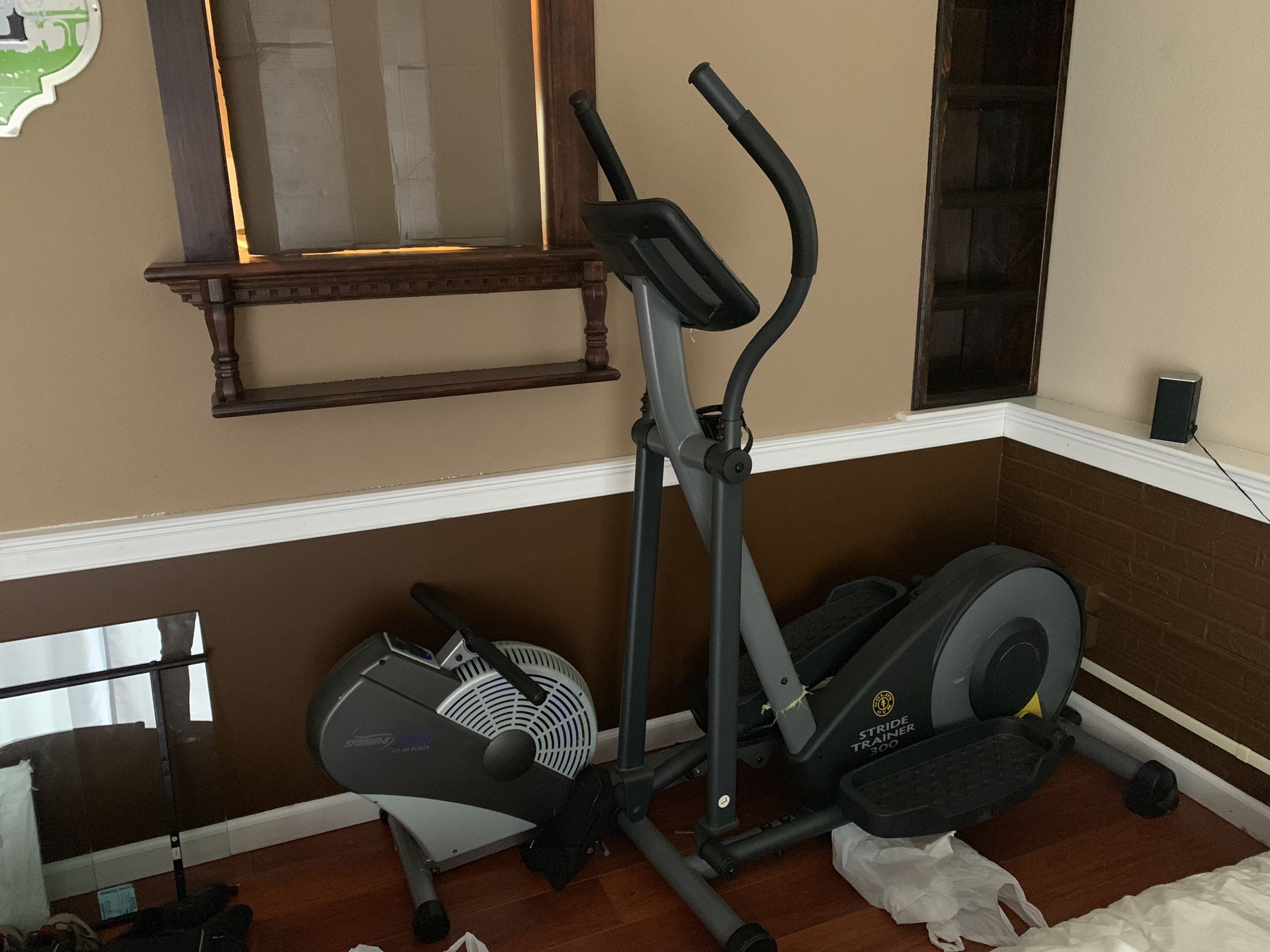 Rower and elliptical