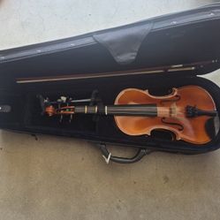 Violin With Stand