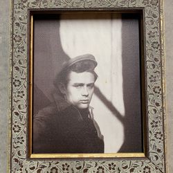 James Dean photo print In wooden frame