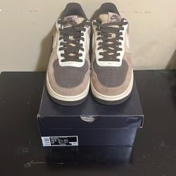 Nike Air Force 1'07 LV8 EMB "Hemp/Coconut Milk"