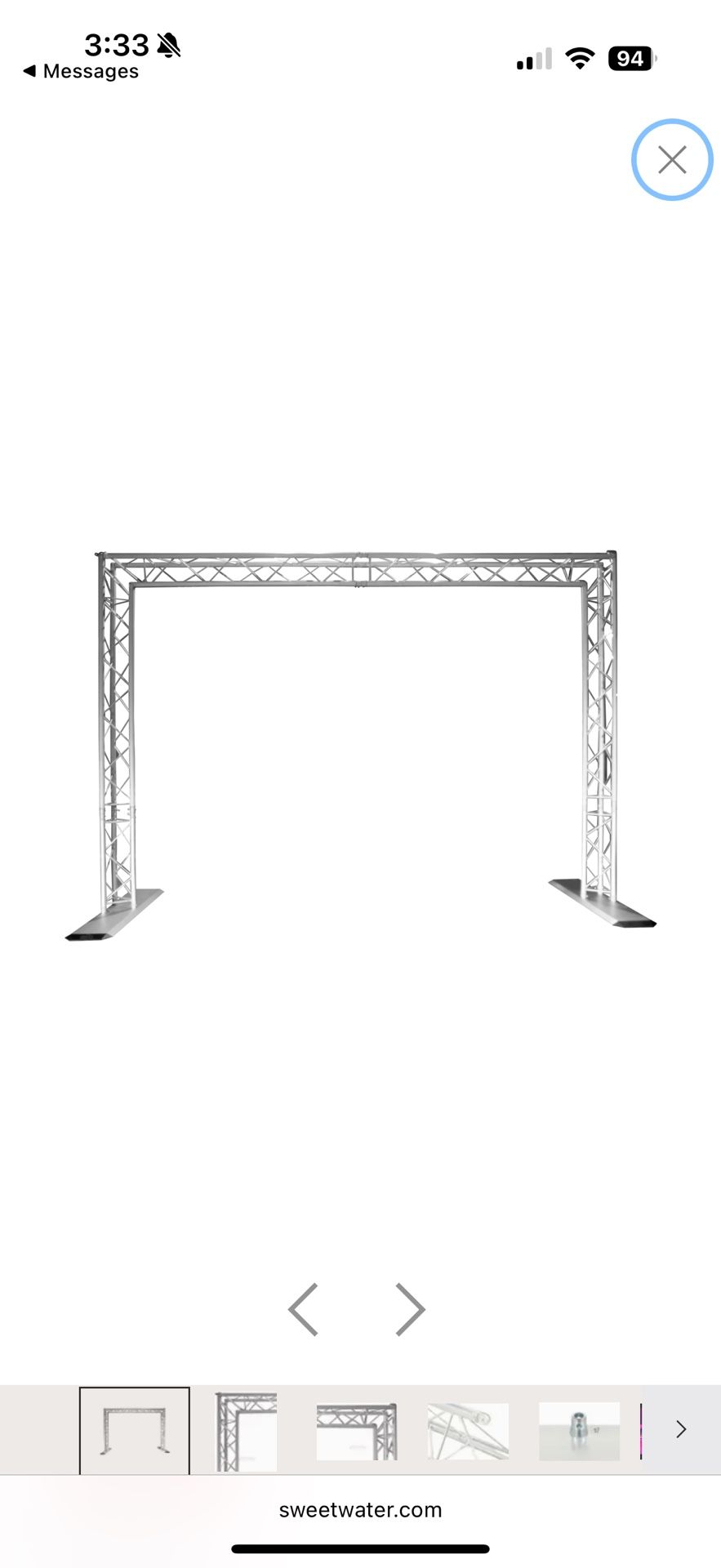 TRUSST Goal Post Kit Lighting Truss LIKE NEW BARELY USED