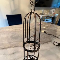 Decorative Metal Cage Candle Holder/Centerpiece