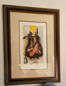" Salvador Dali " 1978 Ltd. Edition Framed Lithograph