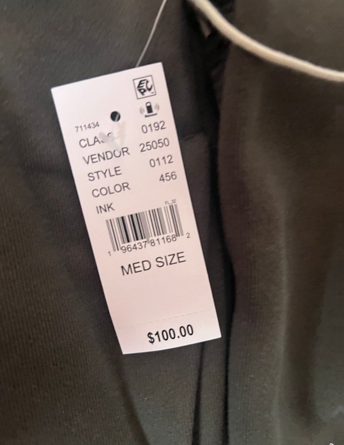 Essentials fear of god ink hoodie size medium BRAND NEW  Shoes