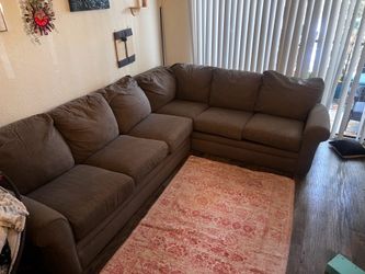 LAZYBOY COUCH SECTIONAL GRAY