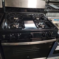 🚨 New GE - 4.8 Cu. Ft. Freestanding Gas Range - Stainless Steel JGBS30RETSS