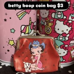 Betty Boop Coin Bag $3