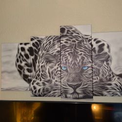 Leopard Canvas Art For Home Decor