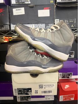 Jordan 11 Cool Grey Size 7y/8.5w