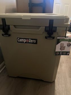 CAMP-ZERO 50L- 52 Quart Hard Cooler with Easy-Roll Oversized - Scratch & Dent