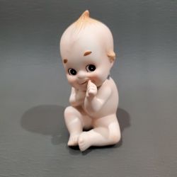 Vintage Lefton Porcelain Bisque Kewpie Doll baby collectible

