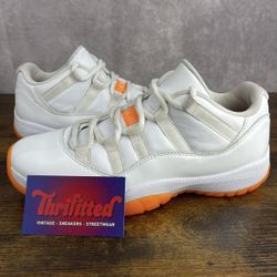 Air Jordan 11 Retro Low Bright Citrus Orange Size 8.5 W / 7M AH7860-139 Women’s Shoes OG Rare