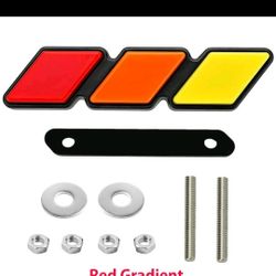 🔥 Tri-Color Grille Badge Emblem for Toyota Tacoma Tundra 4Runner TRD 🔥