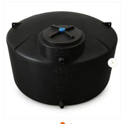 VPC 550 Gal. Black Polyethylene Vertical Water Storage Tank