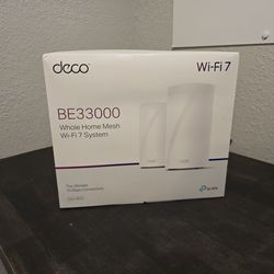 TP-Link Deco BE95 Wi-Fi 7 Mesh System (2-Pack) – BE33000 – Like New