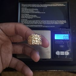Gold Nugget Ring