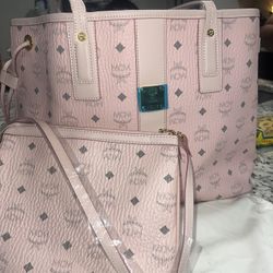 pink mcm bag sale