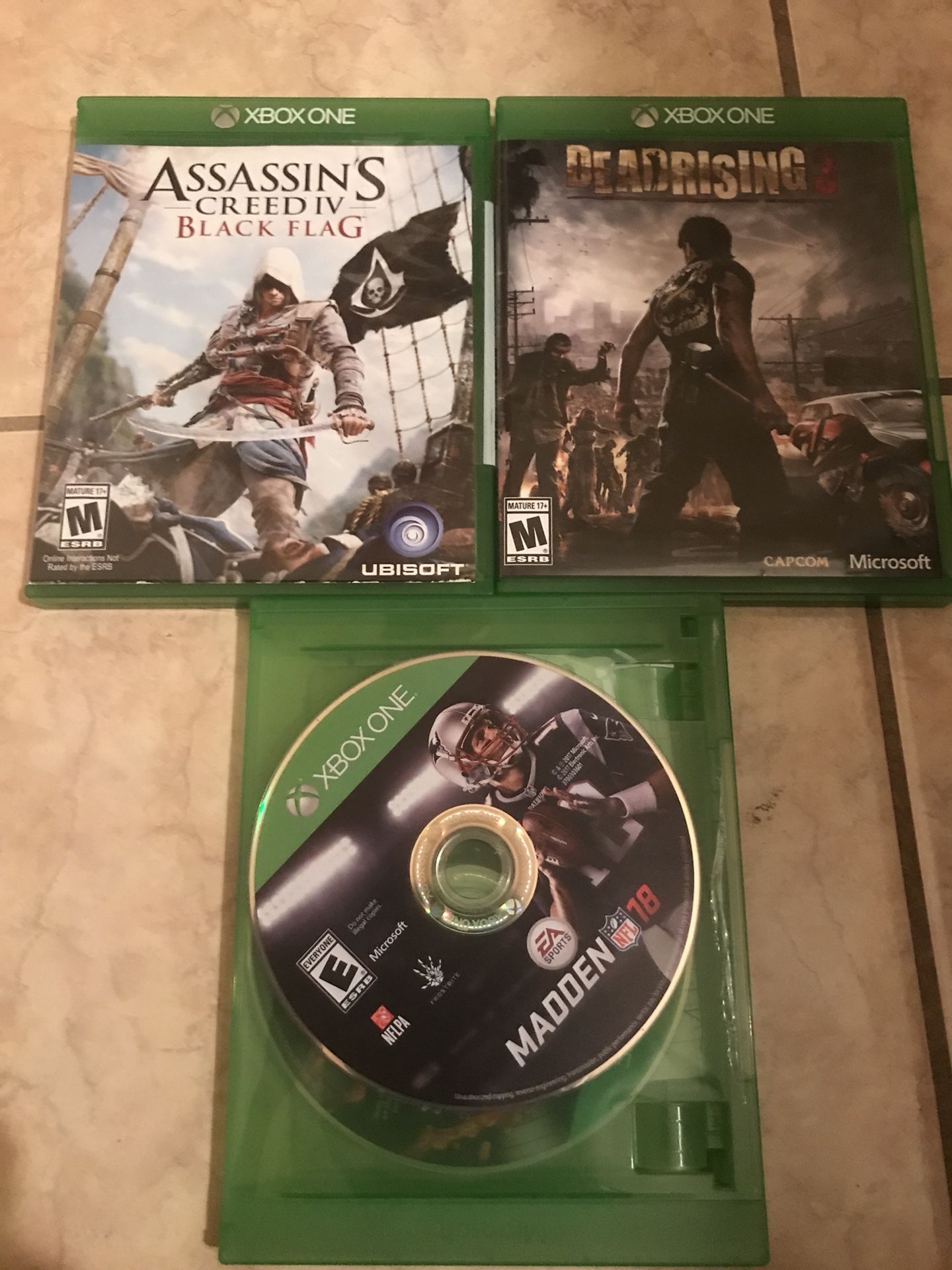 3 Xbox one games for $25