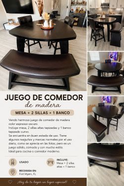 Jugo d comedor / dining set