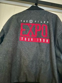 Vintage 1998 The X-Files Expo Tour Varsity Jacket Oldsmobile Intrigue Promo