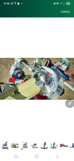 Bosch 10inch Cordless Sliding Miter Saw Brand New