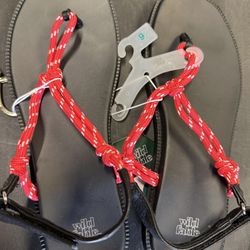 Women Sandals  With Red Cord Size 9 