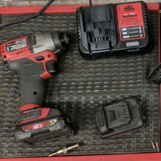 MAC 12v -1/4 Inch -Impact Driver. 2 Batts And Charger