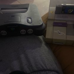 nintendo 64 and super nintendo consoles