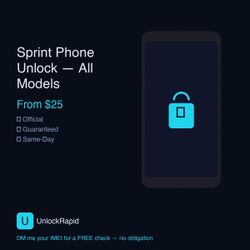 Sprint Factory Unlock — Same Day Service