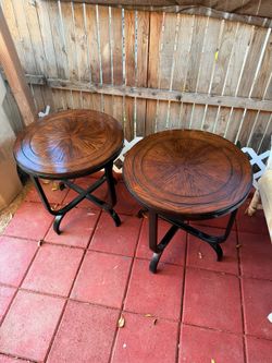 Set Two Coffee Tables Good Condition